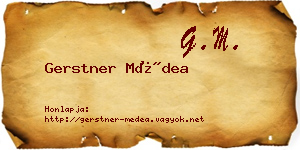 Gerstner Médea névjegykártya